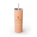 Skinny Golf Tumbler with Straw 20oz — 'Golf Made Easy'