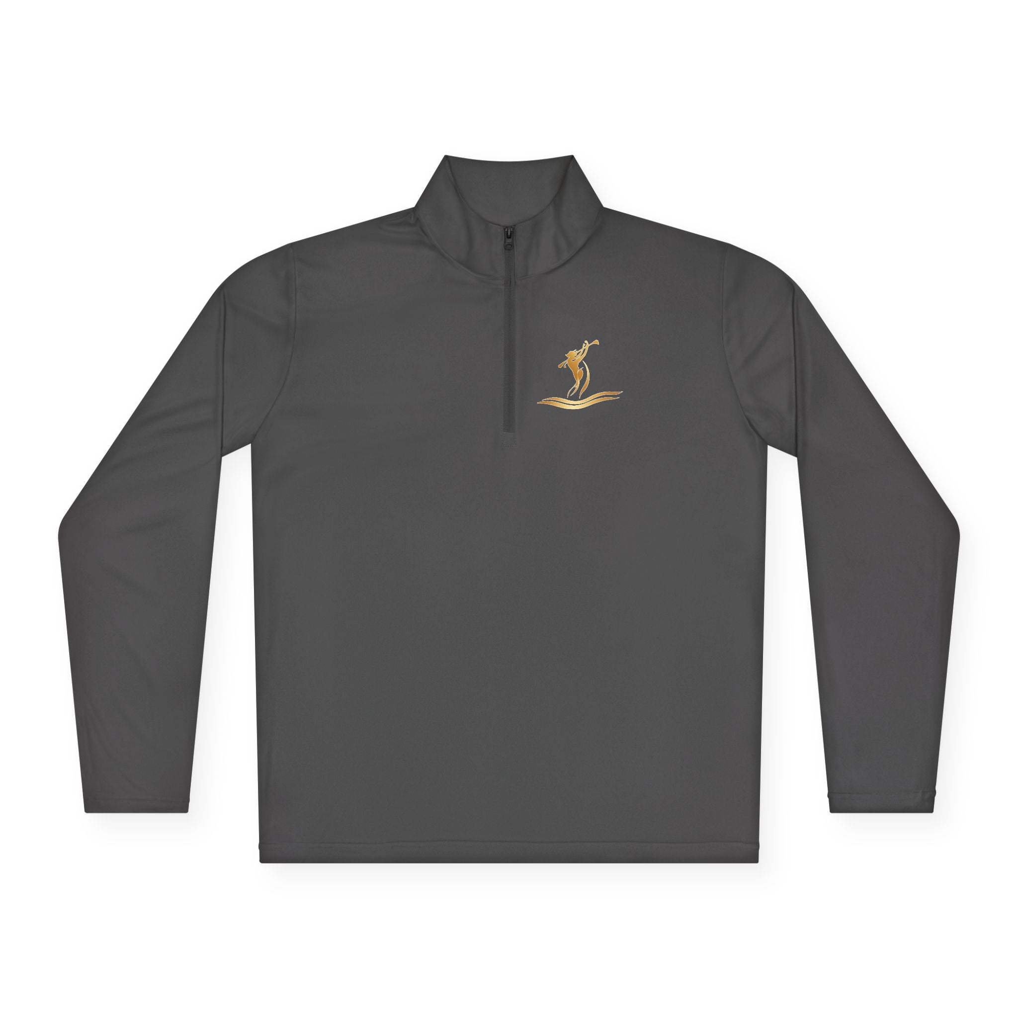 Gold Siren Swing Logo Quarter-Zip Pullover