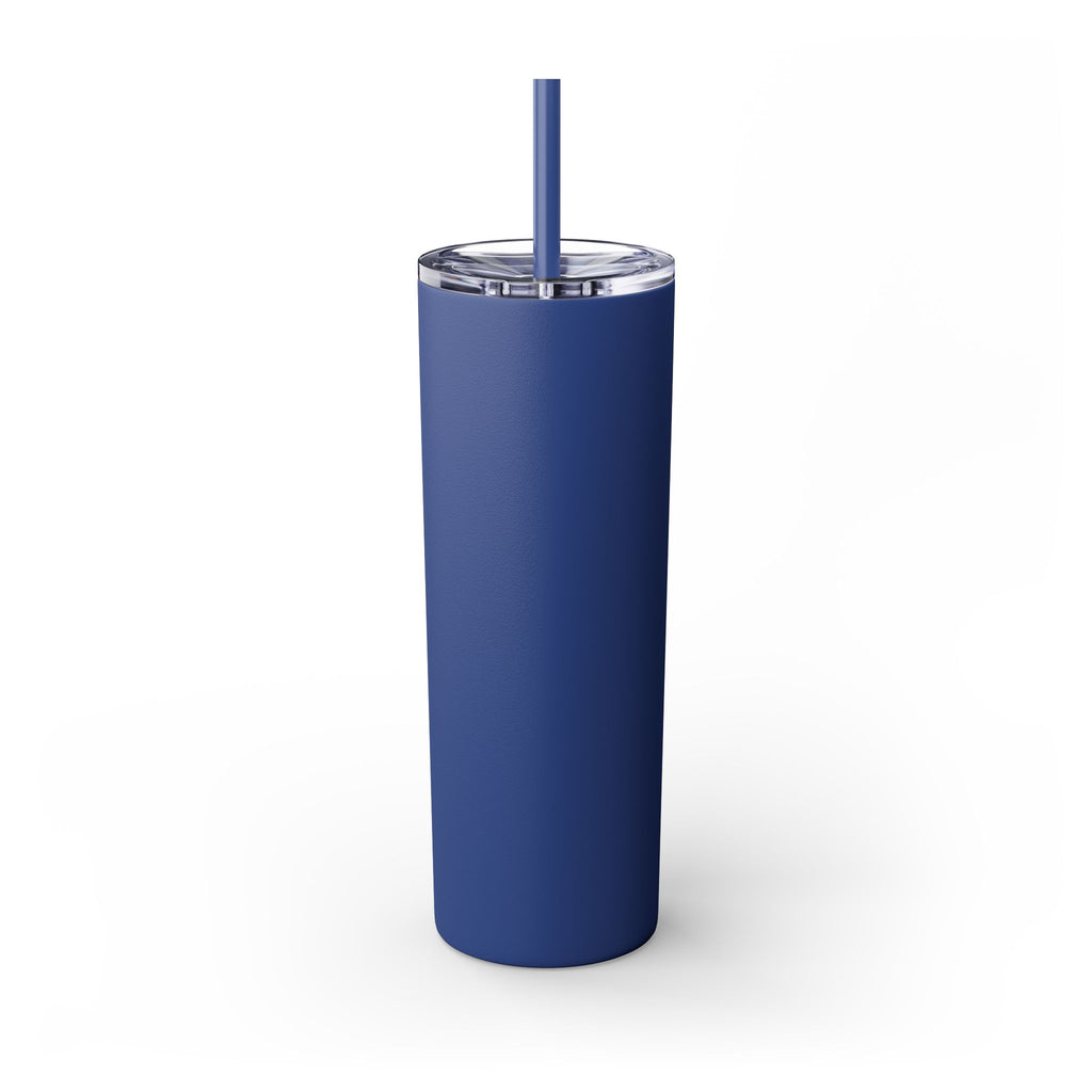 Skinny Golf Tumbler with Straw 20oz — 'Golf Made Easy'