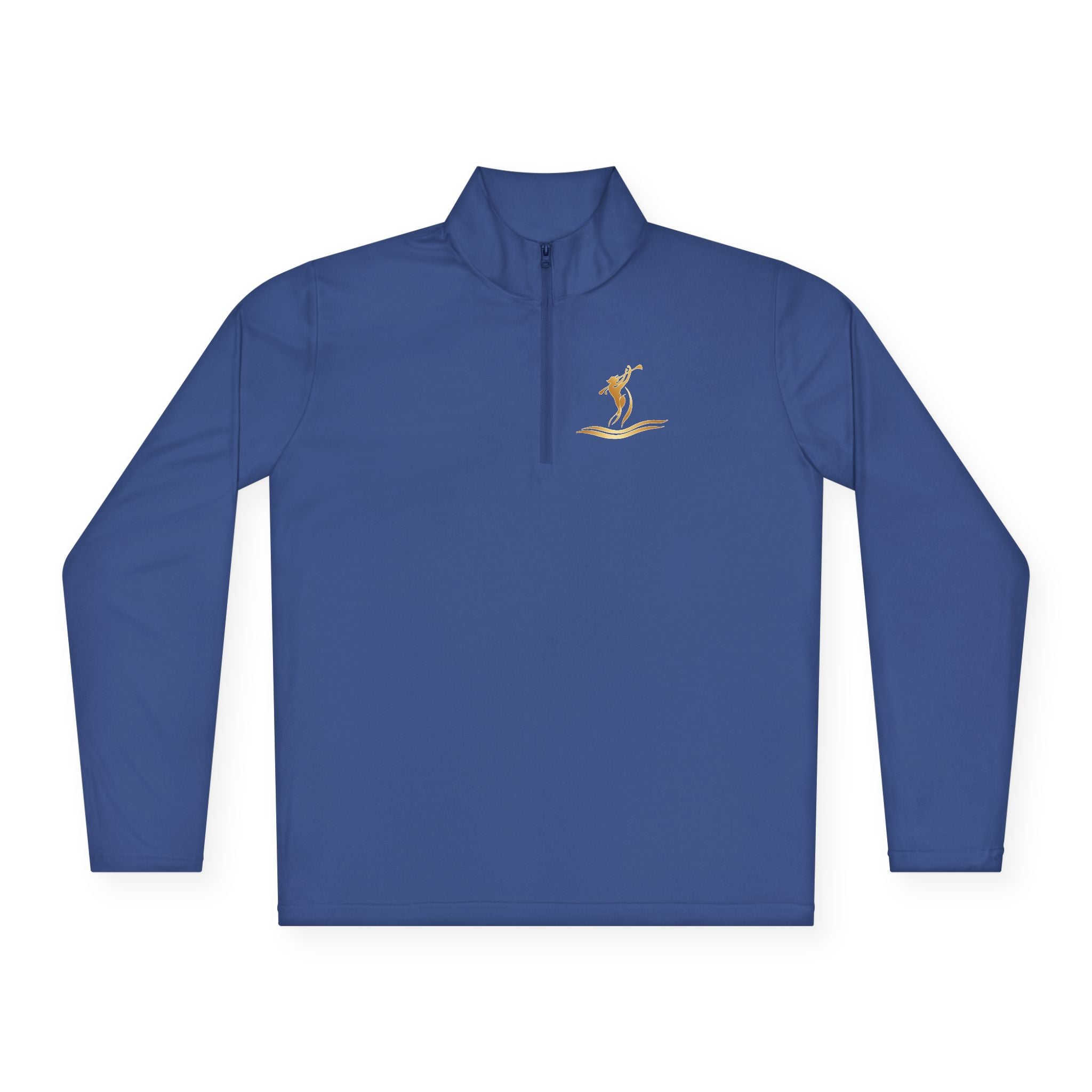 Gold Siren Swing Logo Quarter-Zip Pullover