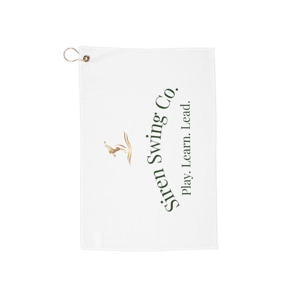 Golf Towel — Siren Swing Co. Golf Towel (Play. Learn. Lead.)