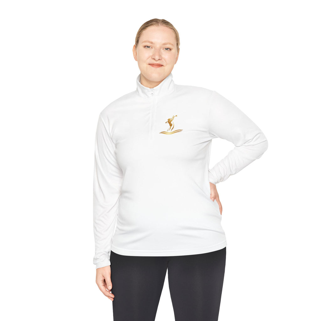 Gold Siren Swing Logo Quarter-Zip Pullover