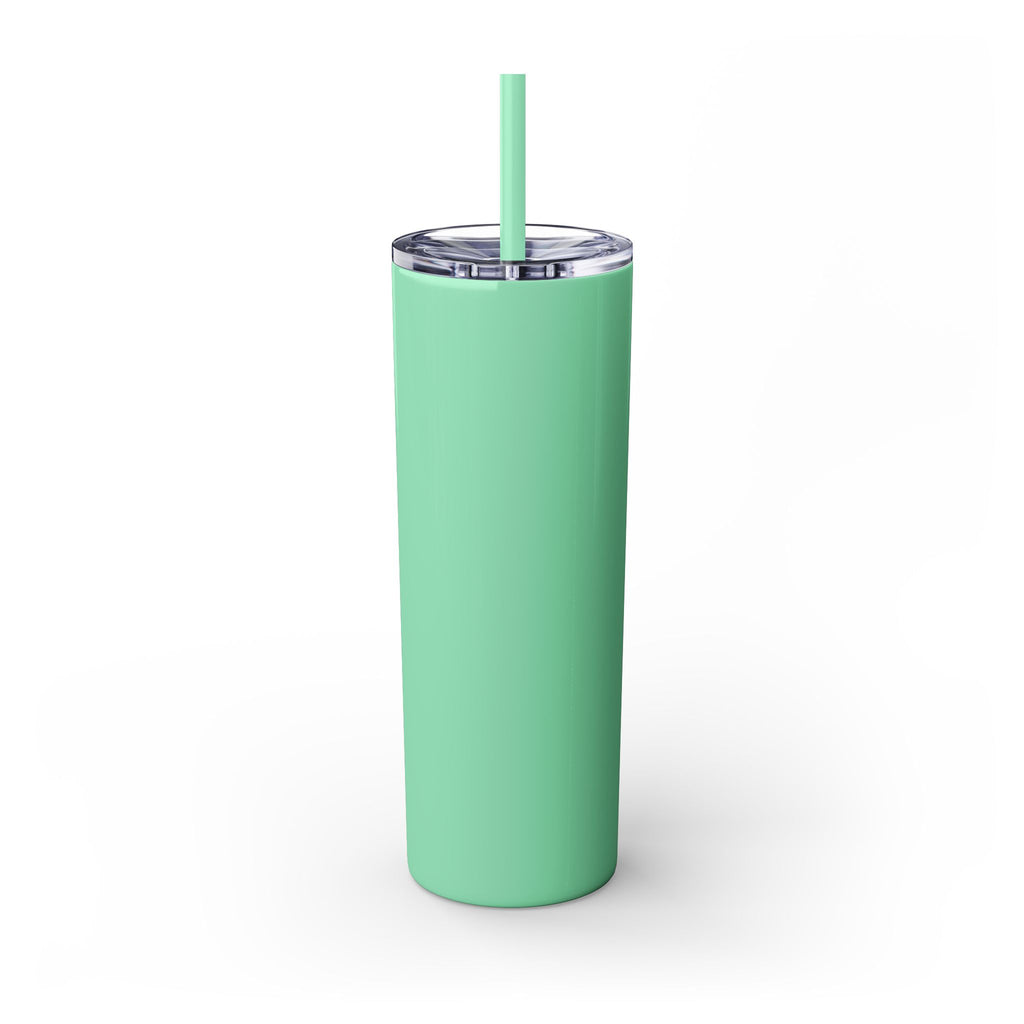 Skinny Golf Tumbler with Straw 20oz — 'Golf Made Easy'