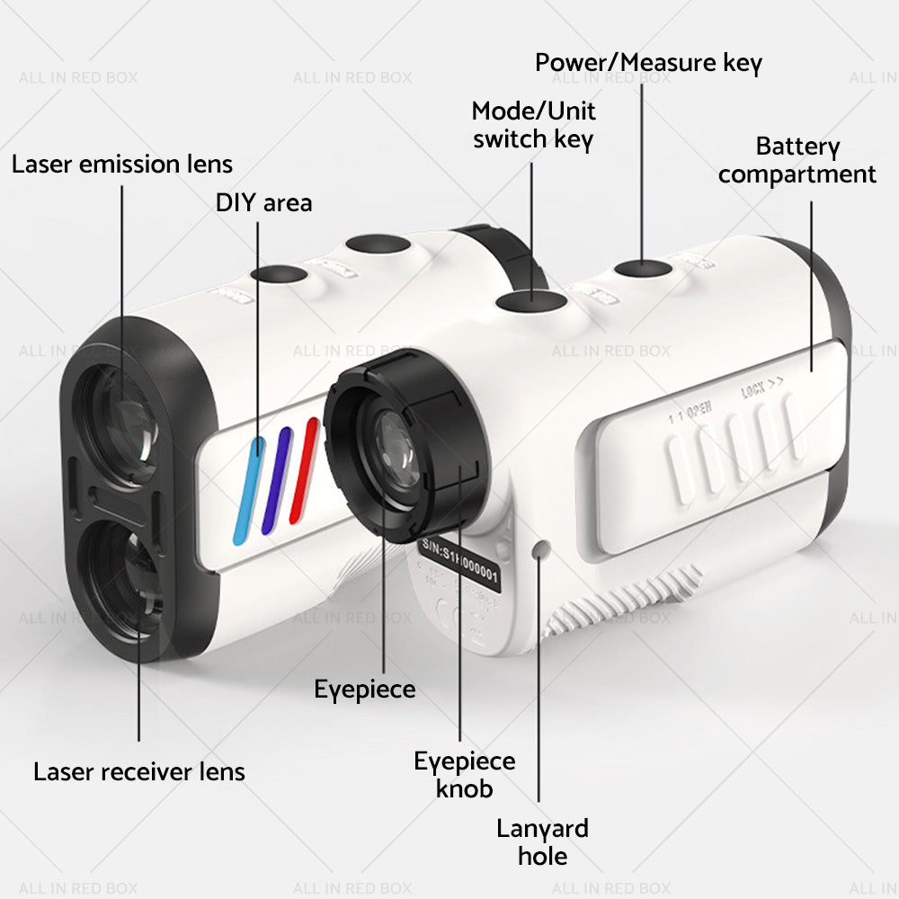 600M Laser Golf Range Finder