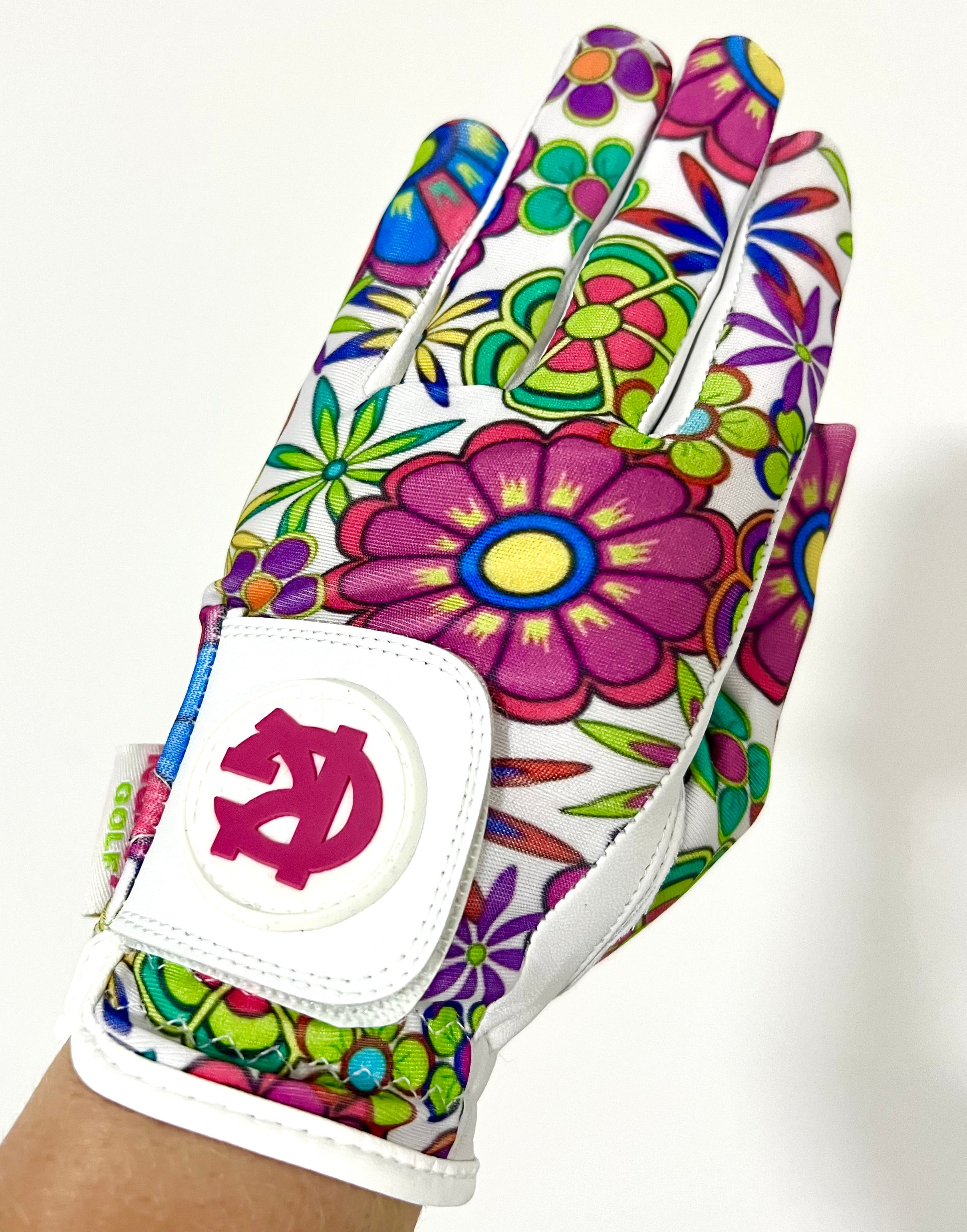 Patterned Women's Golf Gloves