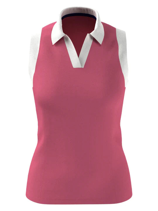 Callaway Color Block V-Placket Golf Polo
